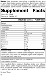 Bone Health Pack, Rev 08 Supplement Facts