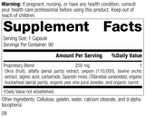 Okra Pepsin E3, 90 Capsules, Rev 03 Supplement Facts
