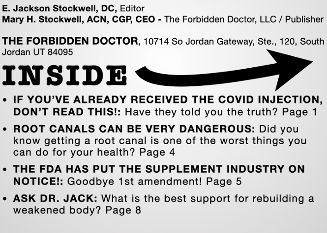Notes from The Forbidden Doctor: Back Issue #4 Aug 2021, Vol 1 Issue 4