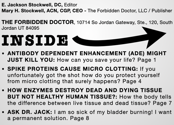 Notes from The Forbidden Doctor: Back Issue #5 Sep 2021, Vol 1 Issue 5