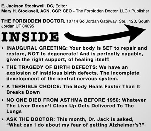 Notes from The Forbidden Doctor: Back Issue #1 May 2021, Vol 1 Issue 1